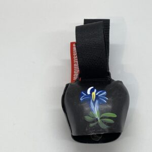 Swisstrailbell schwarz | Enzian | Band blau