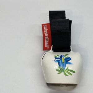 Swisstrailbell weiss | Enzian | Band blau