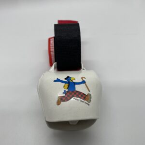 Swisstrailbell weiss | Globi Wanderer | Band rot